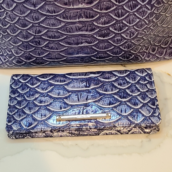 Brahmin Large Duxbury & Ady Wallet Denim Cruz NWT - Picture 16 of 16